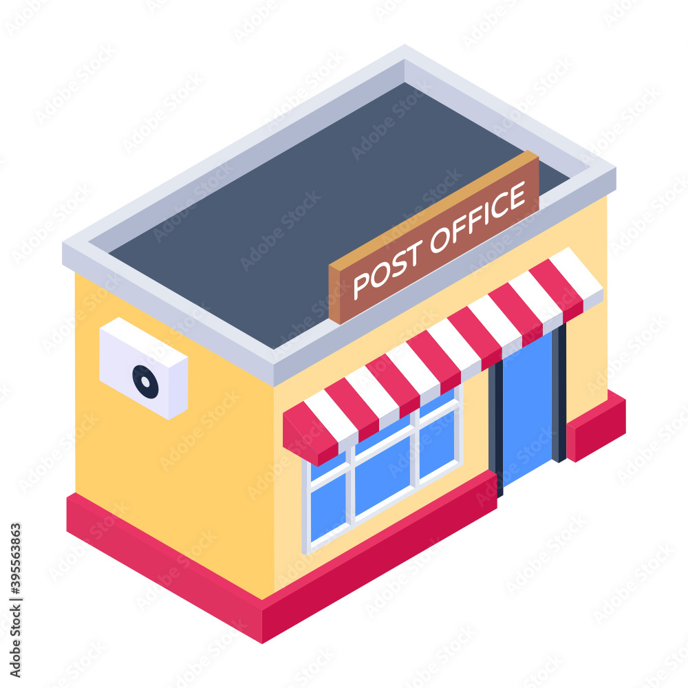 Warehouse icon in isometric design, building for storing goods
Warehouse icon in isometric design, building for storing goods