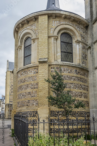 Saint-Vincent-de-Paul church - parish church in city of Le Havre in Seine-Maritime dedicated to Saint Vincent de Paul. Built between 1849 and 1860 in neo-Roman style. Le Havre, France. photo