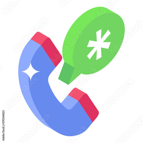 
Medical helpline for medical emergency call, editable vector 
