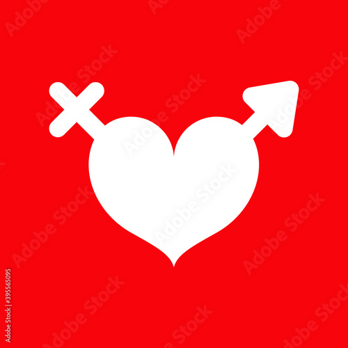 Sex logo icon symbol template design