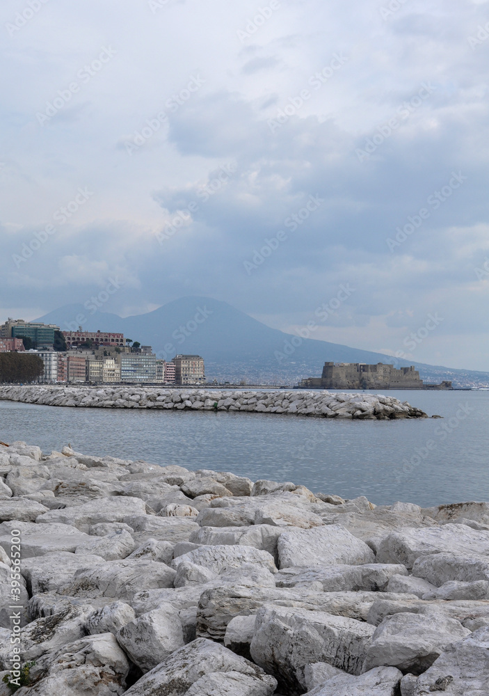View of Naples with Vesuvio