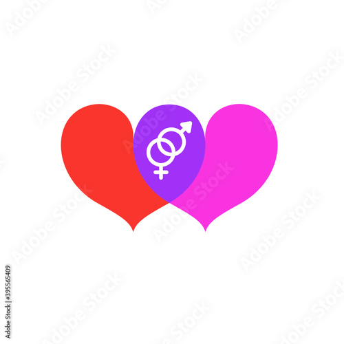 Sex logo icon symbol template design