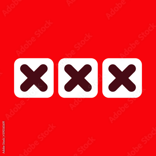 Sex logo icon symbol template design