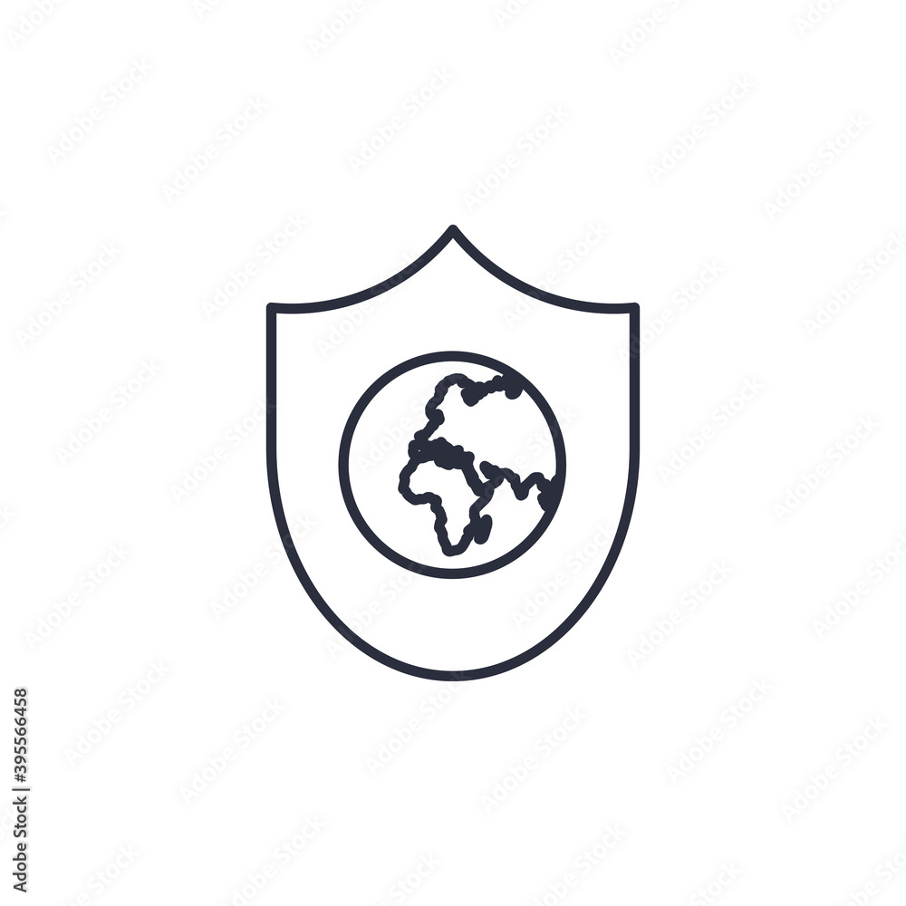 Save planet icon isolated on white background. The environment symbol modern, simple, vector, icon for website design, mobile app, ui. Vector Illustration Save planet icon isolated on white background. The environment symbol modern, simple, vector, icon for website design, mobile app, ui. Vector Illustration