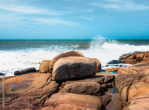 beach and rocks