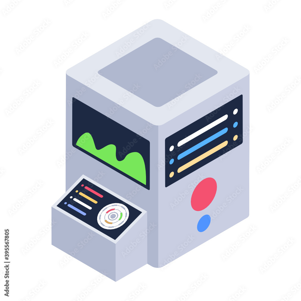 Isometric design of data server rack
Isometric design of data server rack