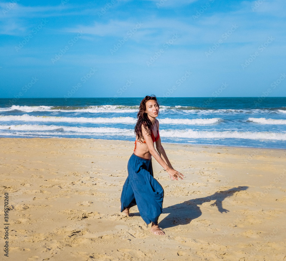 person on the beach person on the beach