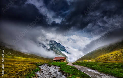 Trovit Valley is located in Çamlıhemşin district of Rize, at the foot of the Kaçkar Mountains. photo