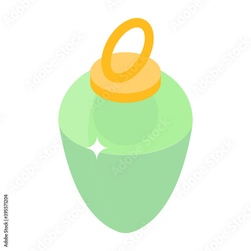 
A trendy vector design of plumb bob icon
