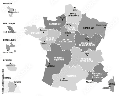 Carte régions de France 2020 sources 9