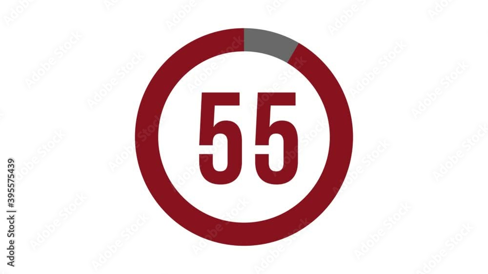 60 second red countdown timer 60 second red countdown timer