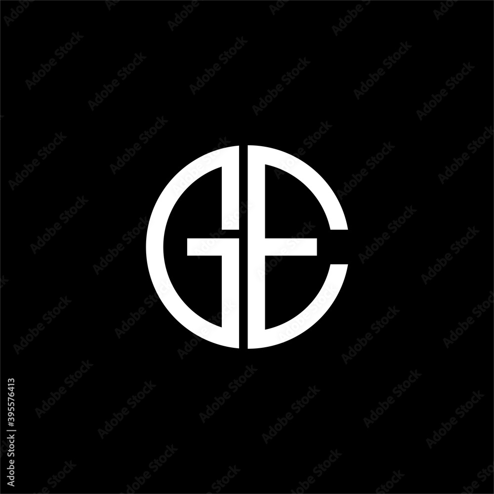 Simple g and e monogram logo Simple g and e monogram logo