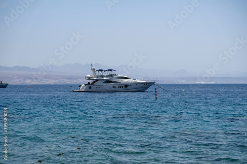 a boat in the Red Sea.