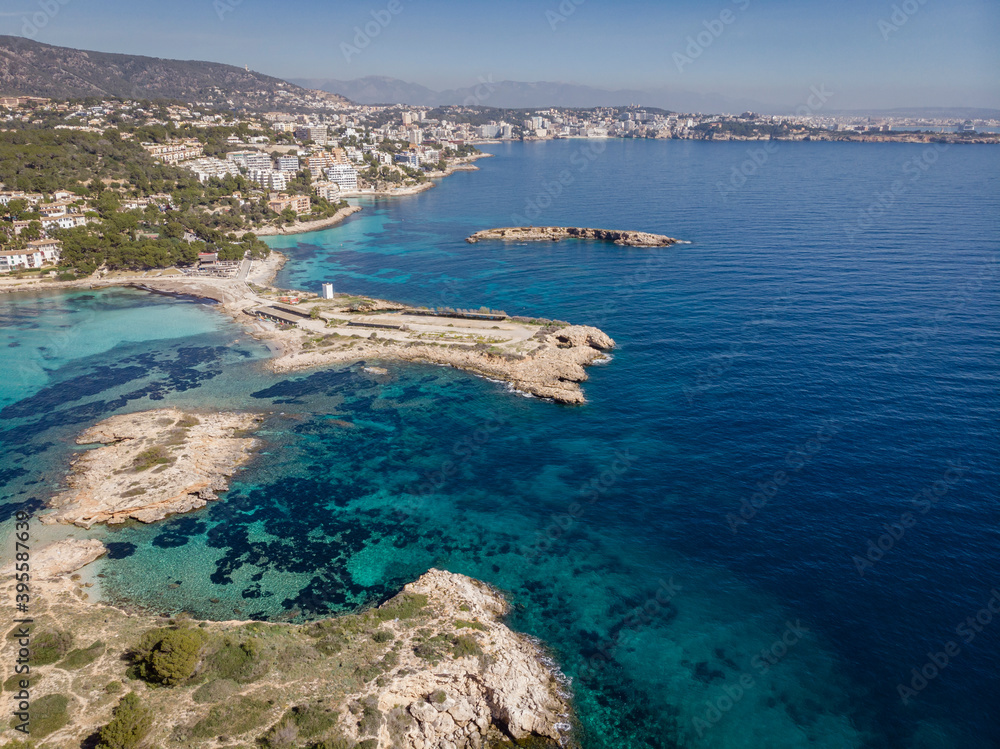 Illetes beach, Calvià, Mallorca, Balearic Islands, Spain Illetes beach, Calvià, Mallorca, Balearic Islands, Spain