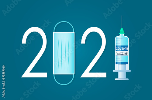 medical poster about covid 19 vaccination in 2021. world vaccination