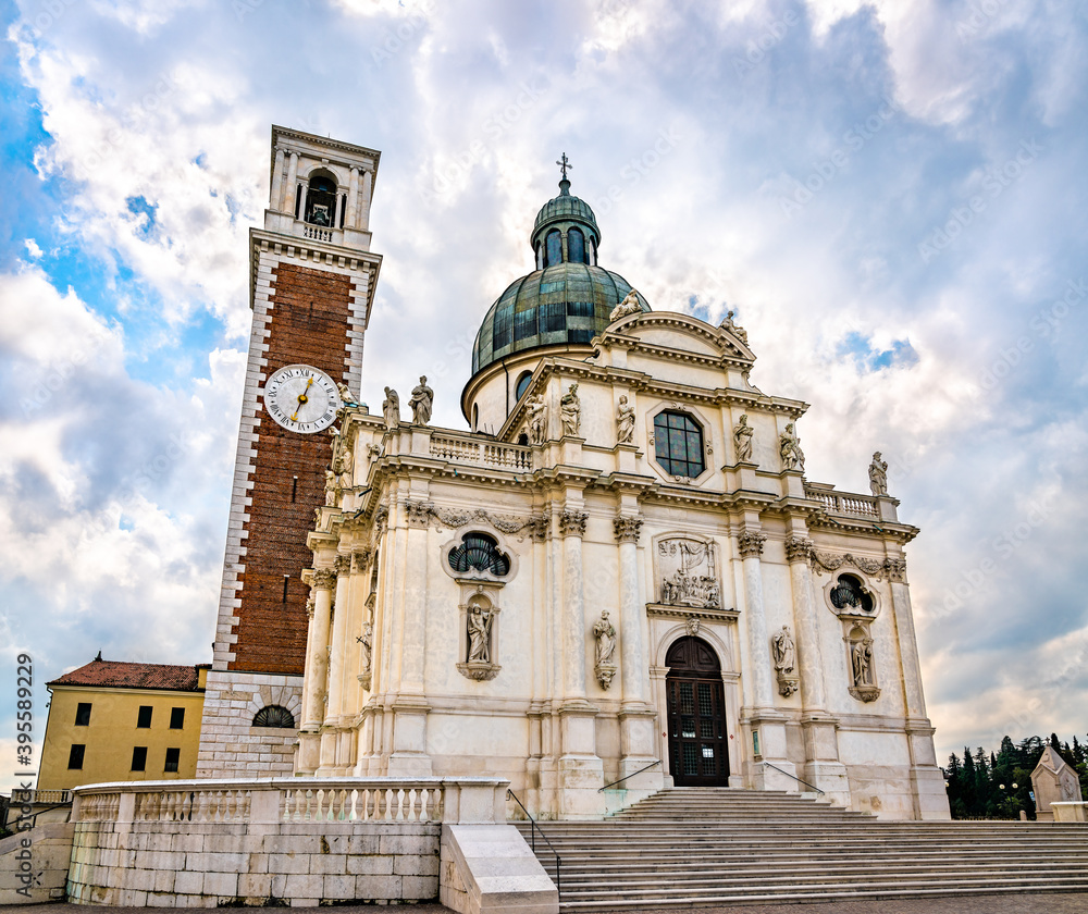 The Basilica of Saint Mary of Mount Berico in Vicenza, Italy