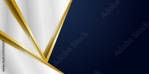 Luxury blue and gold background