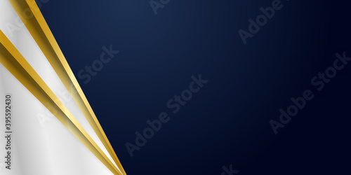 Luxury blue and gold background