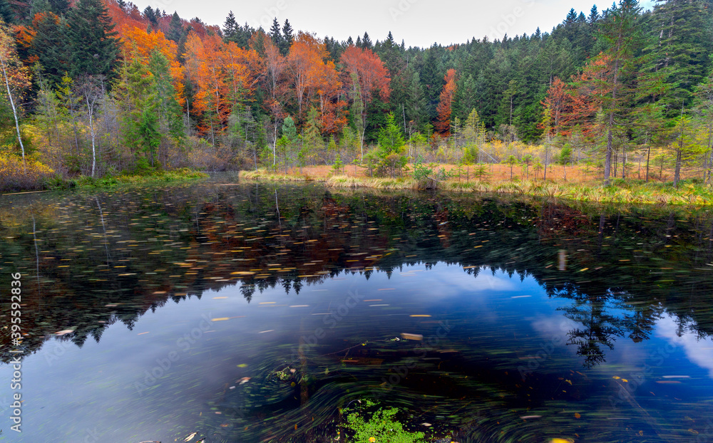 Fototapeta premium Carpathians. Crane Lake.