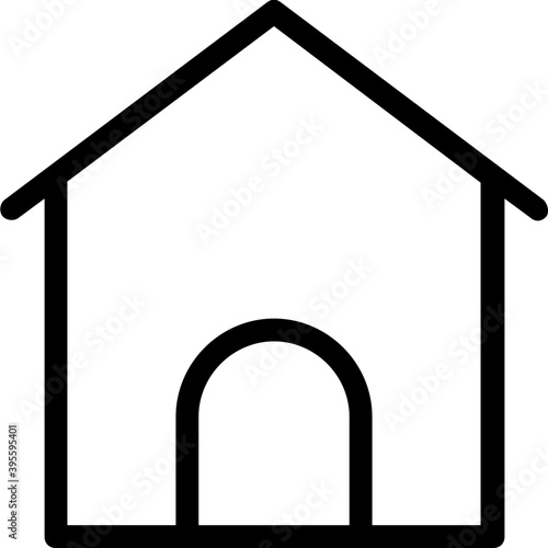  Cottage Vector Line Icon 