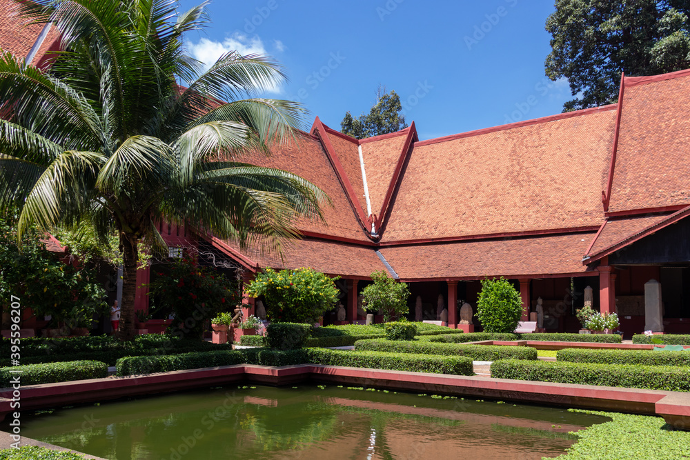 Fototapeta premium Musée national à Phnom Penh, Cambodge