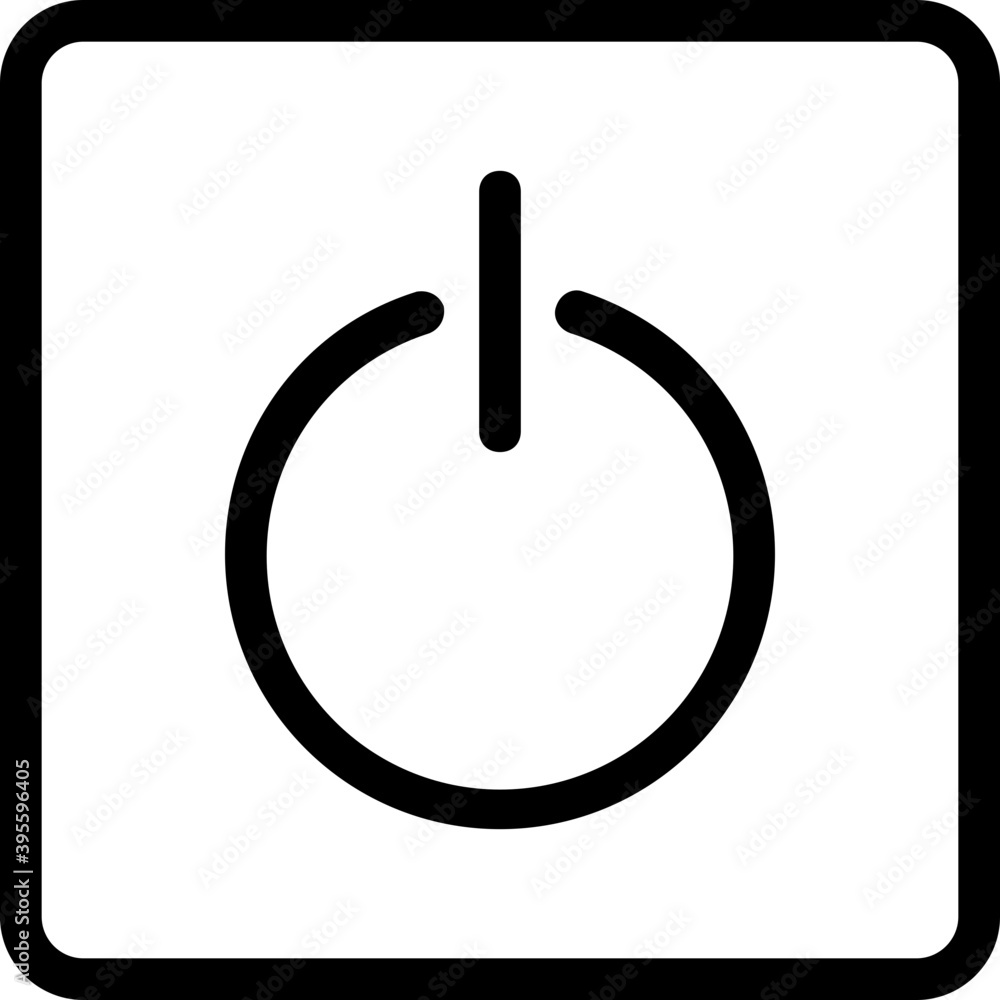Power Button Vector Line Icon
Power Button Vector Line Icon