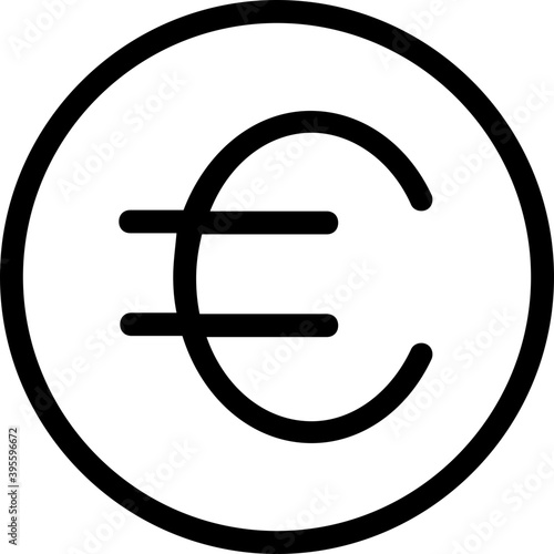 
Euro Vector Line Icon
