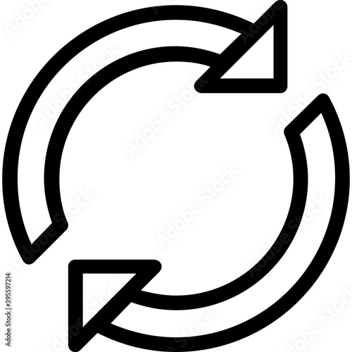 
Sync Vector Line Icon
