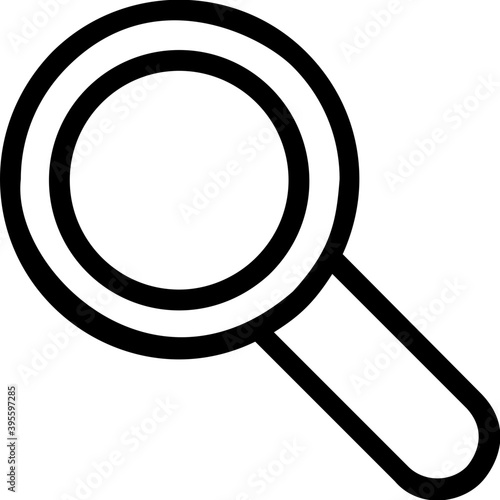 
Magnifier Vector Line Icon
