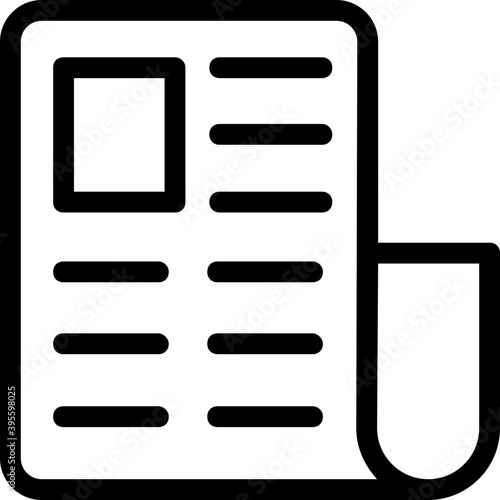  Document Vector Line Icon 