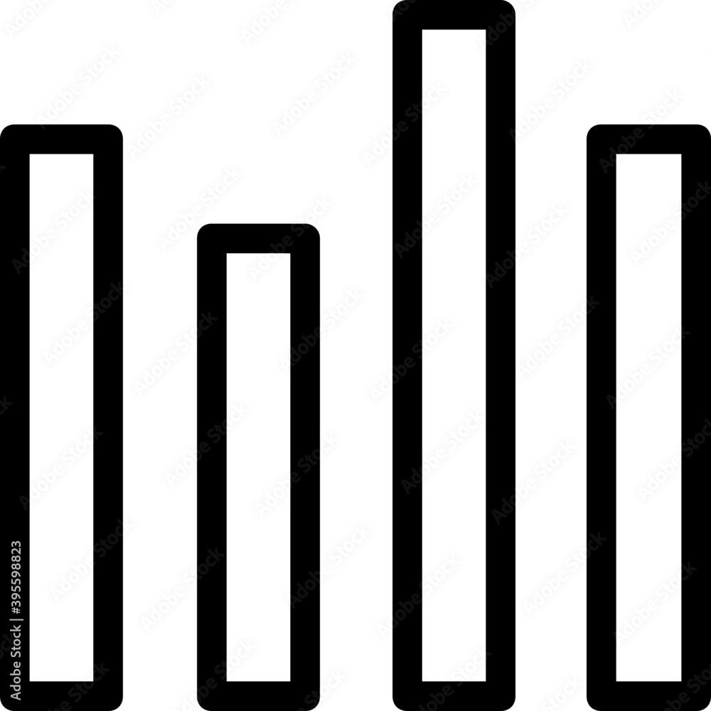 Bar Chart Vector Line Icon
Bar Chart Vector Line Icon