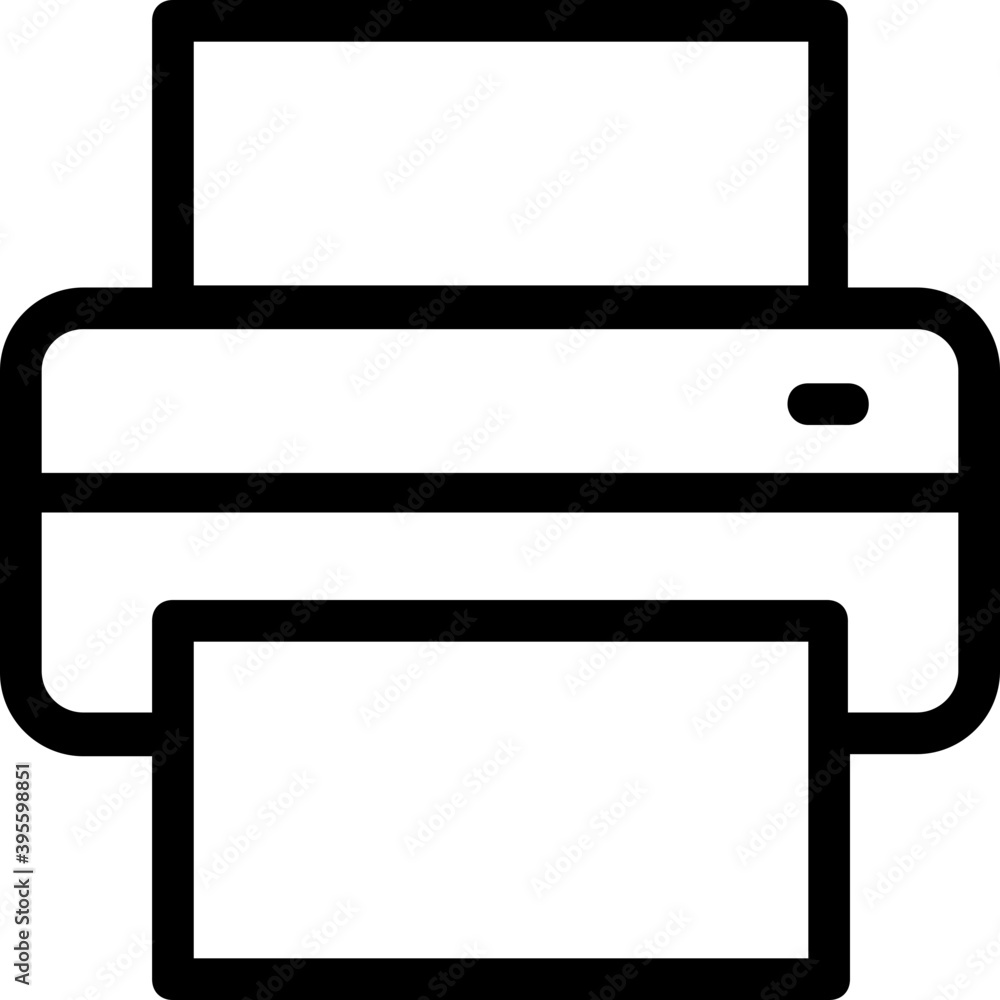 Printer Vector Line Icon
Printer Vector Line Icon