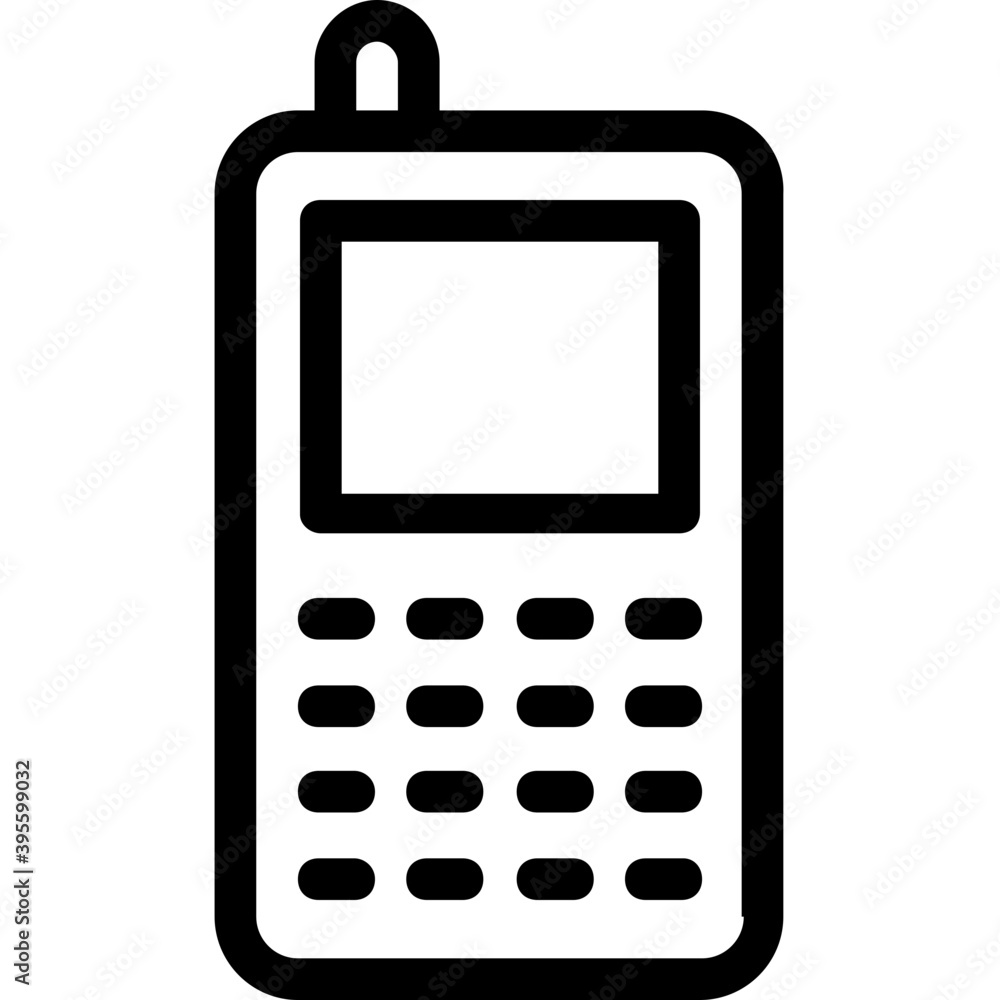 Walkie Talkie Vector Line Icon
Walkie Talkie Vector Line Icon