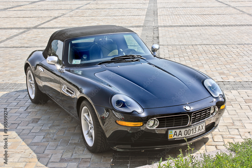 Kiev, Ukraine - 2015 July 13: Luxury black car BMW Z8 in the city Stock  Photo | Adobe Stock