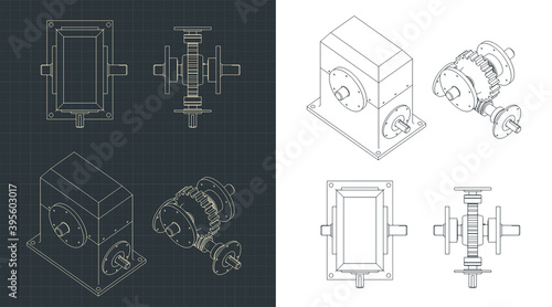 Speed reducer drawings