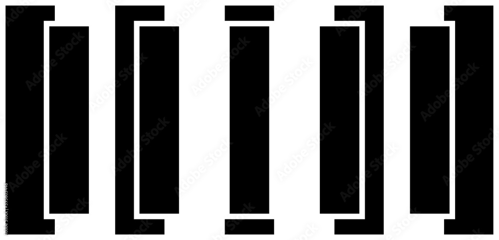 geometric black and white icon geometric black and white icon