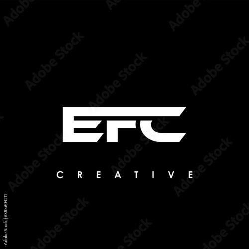 EFC Letter Initial Logo Design Template Vector Illustration photo
