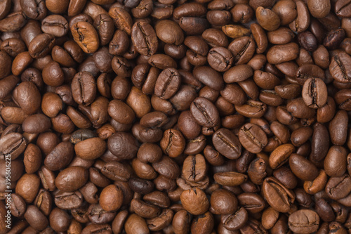 coffee beans in studio
