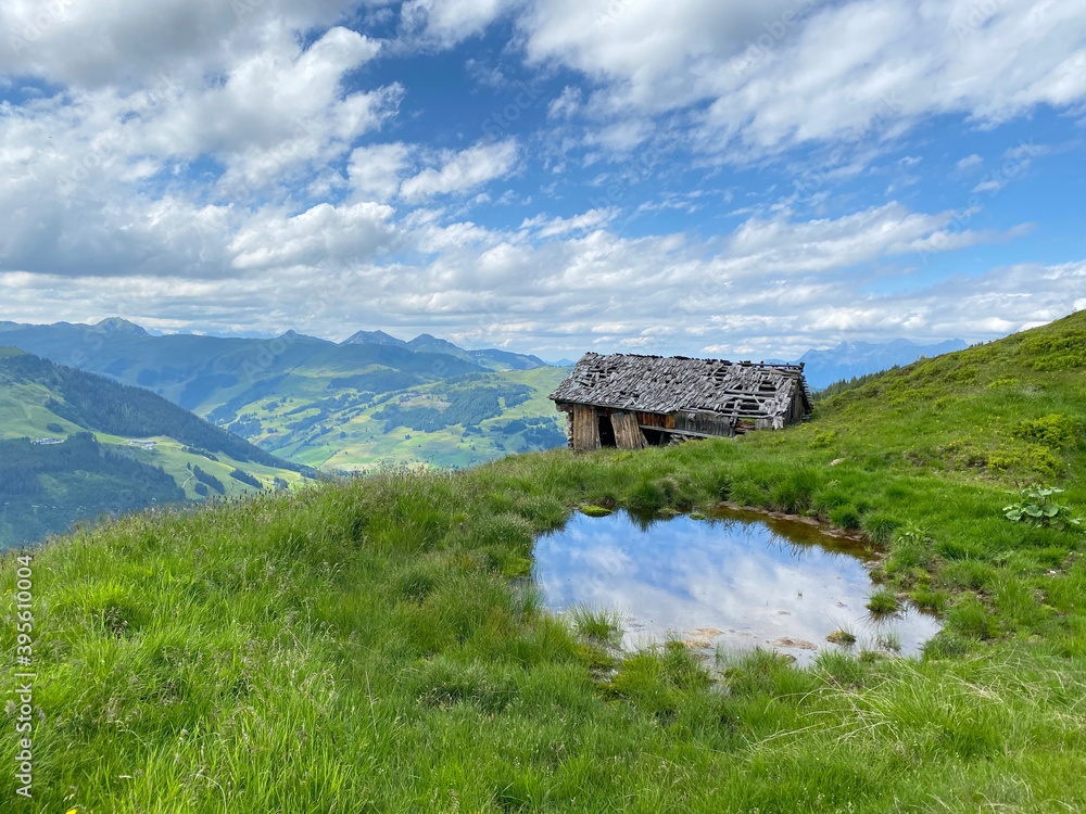 house in the mountains