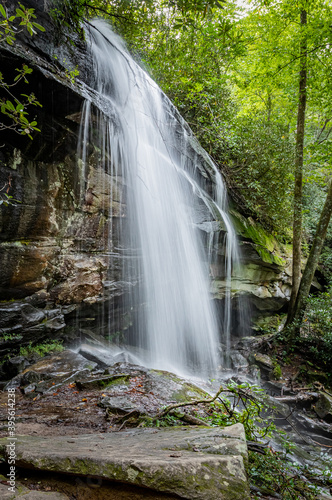 Elegant Slick Rock Falls in Pisgah Forest  NC