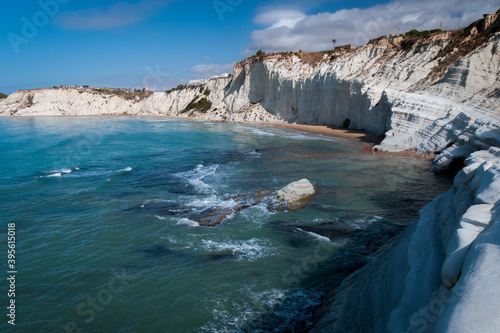 Cliff of Scale of the Turks, Trapani, Sicilia in Italy.