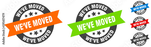 we've moved stamp. we've moved round ribbon sticker. tag