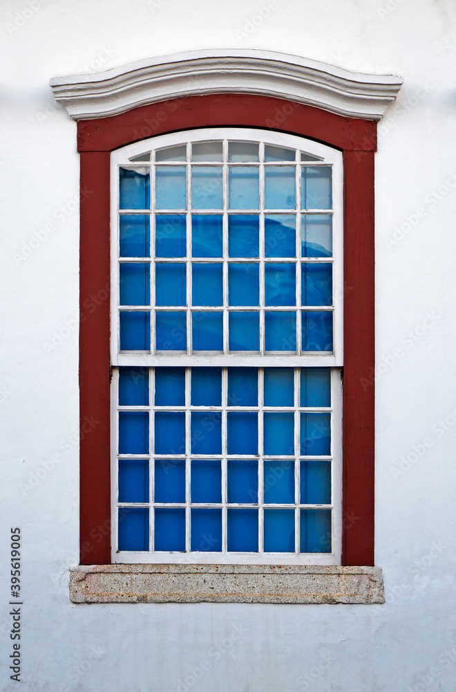 Colonial window at historical center, Sao Joao del Rei, Brazil Colonial window at historical center, Sao Joao del Rei, Brazil