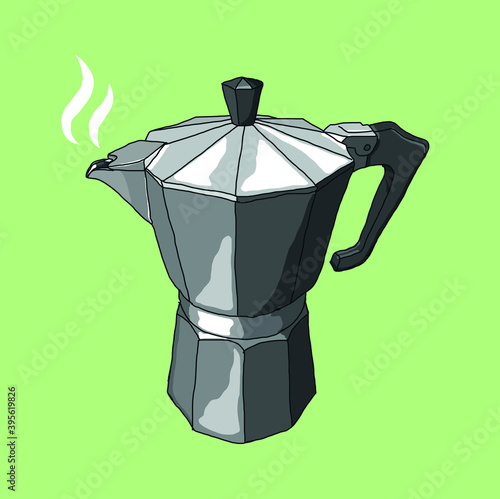 Coffee maker drawing