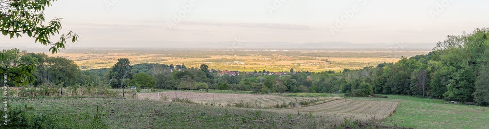 Heiligenstein, France - 09 01 2020: View of the countryside in Heiligenstein