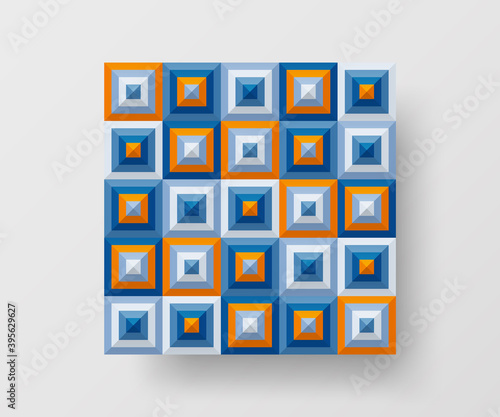 Abstract geometric vector pattern design. Texture illustration background.