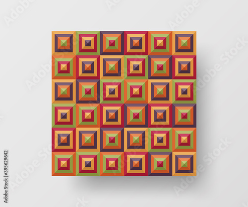 Abstract geometric vector pattern design. Texture illustration background.
