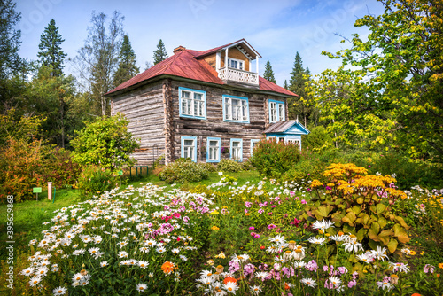 Archimandrite's Wooden Dacha in the Botanical Garden on the Solovetsky Islands