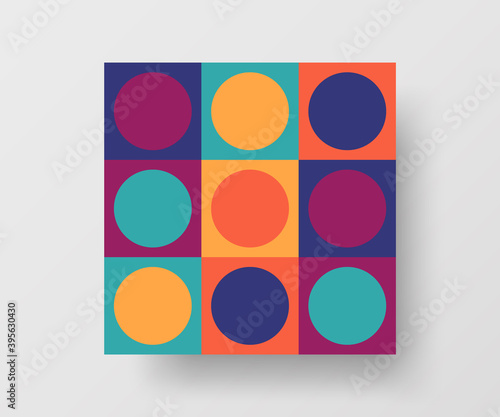 Abstract geometric vector pattern design. Texture illustration background.