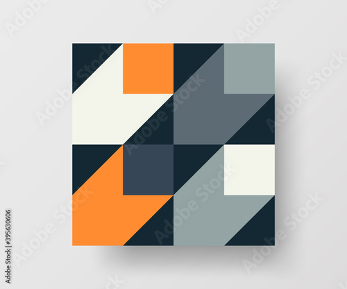 Abstract geometric vector pattern design. Texture illustration background.